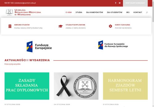 Uczelnia Społeczno-Medyczna w Warszawie